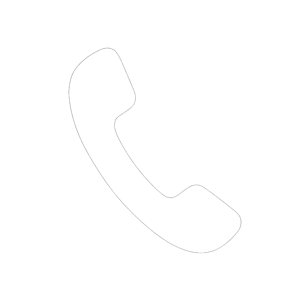 icono para telefono de color blanco fondo transparente