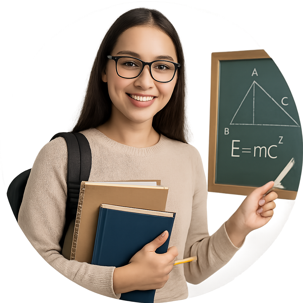 imagen que represente la carrera de ciencias de la educacion hiperrealista sin textos fondo transparente o blanco y en forma circular-1