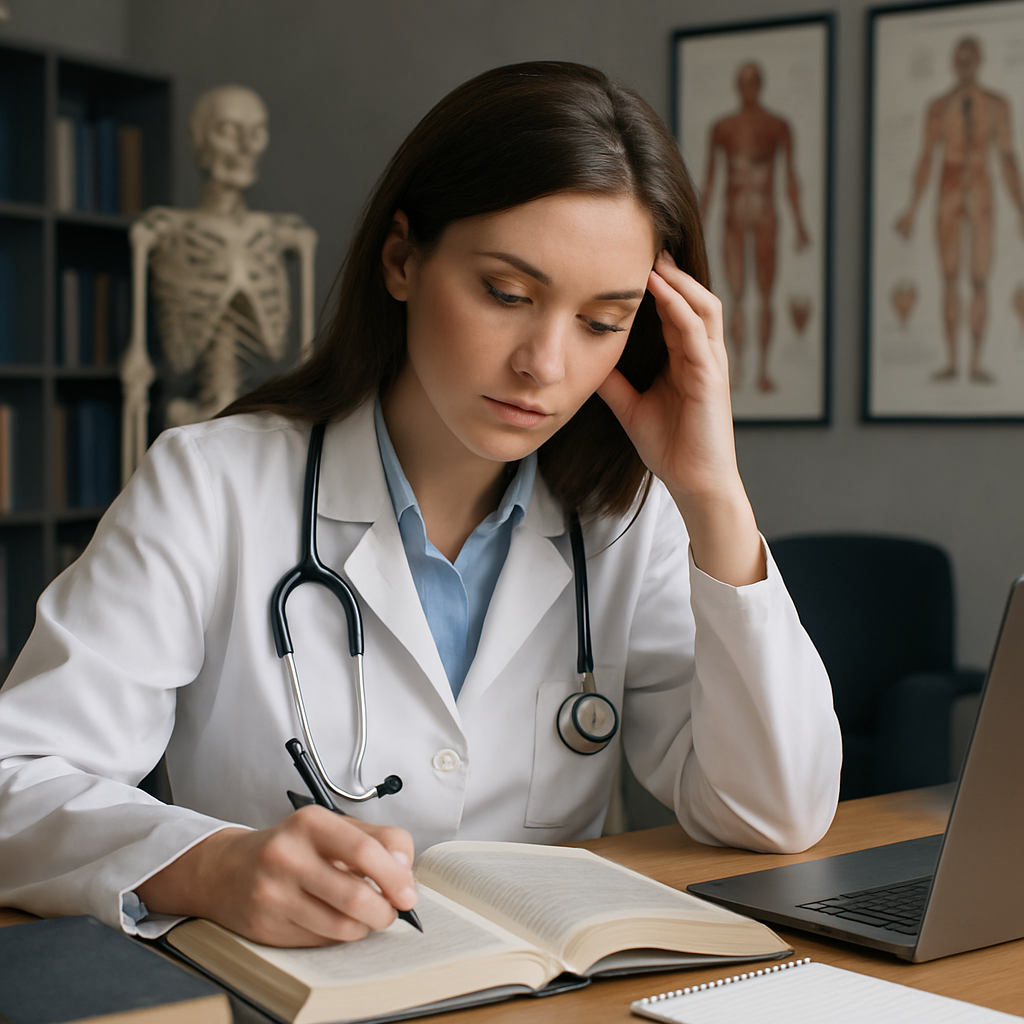 imagen que sugiera la maestria en educacion medica contemporanea sin texto hiperrealista sin logo-1